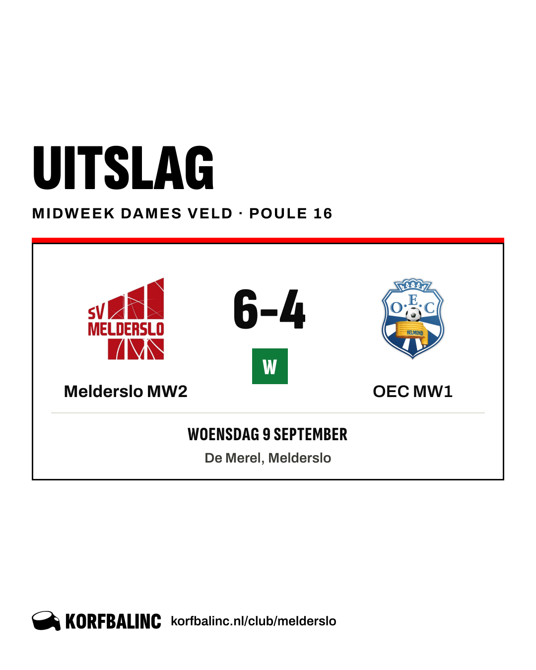 Melderslo MW2 - OEC MW1