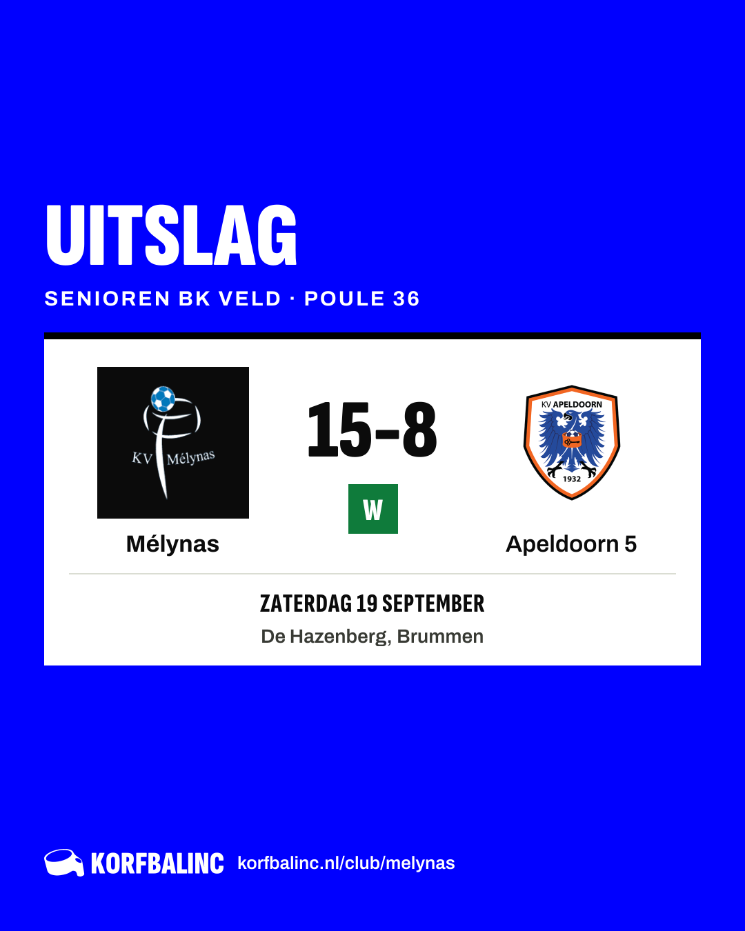 Mélynas - Apeldoorn 5