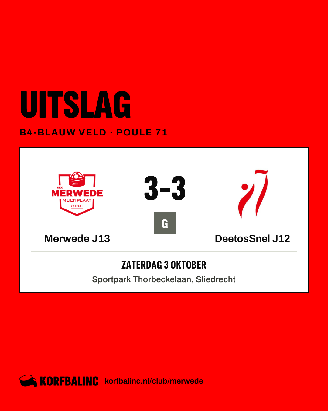 Merwede J13 - DeetosSnel J12