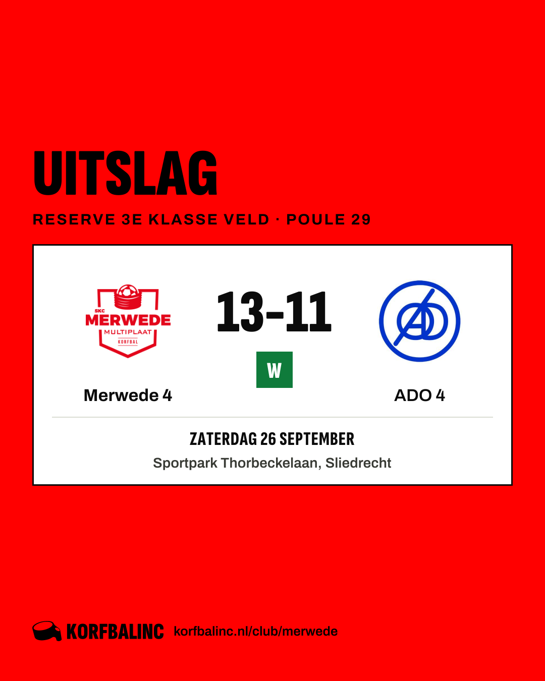 Merwede 4 - ADO 4