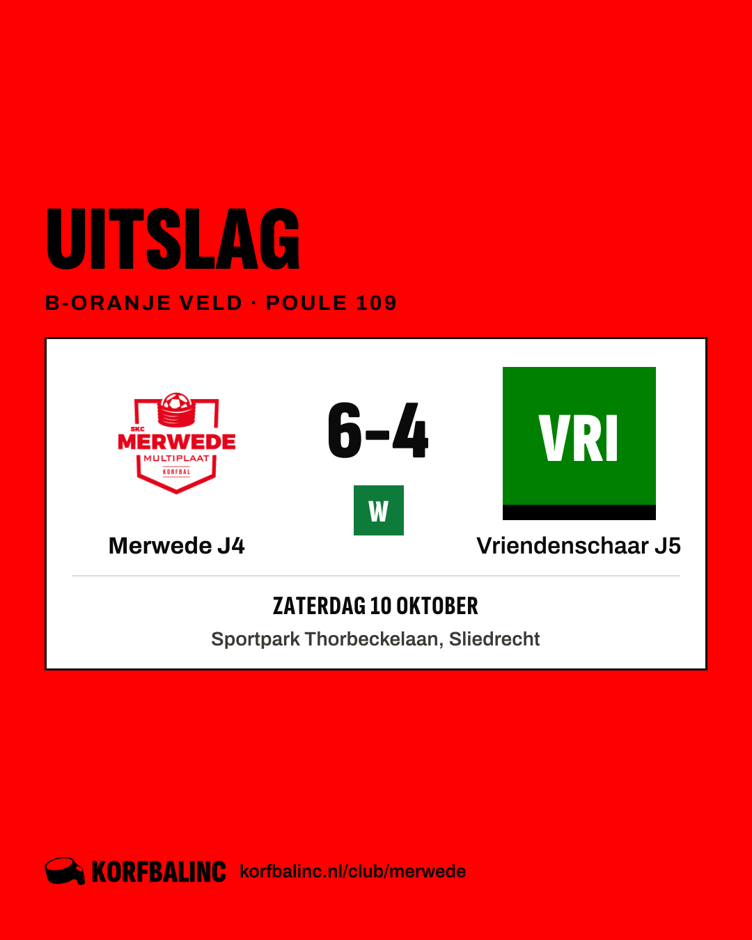 Merwede J4 - Vriendenschaar J5