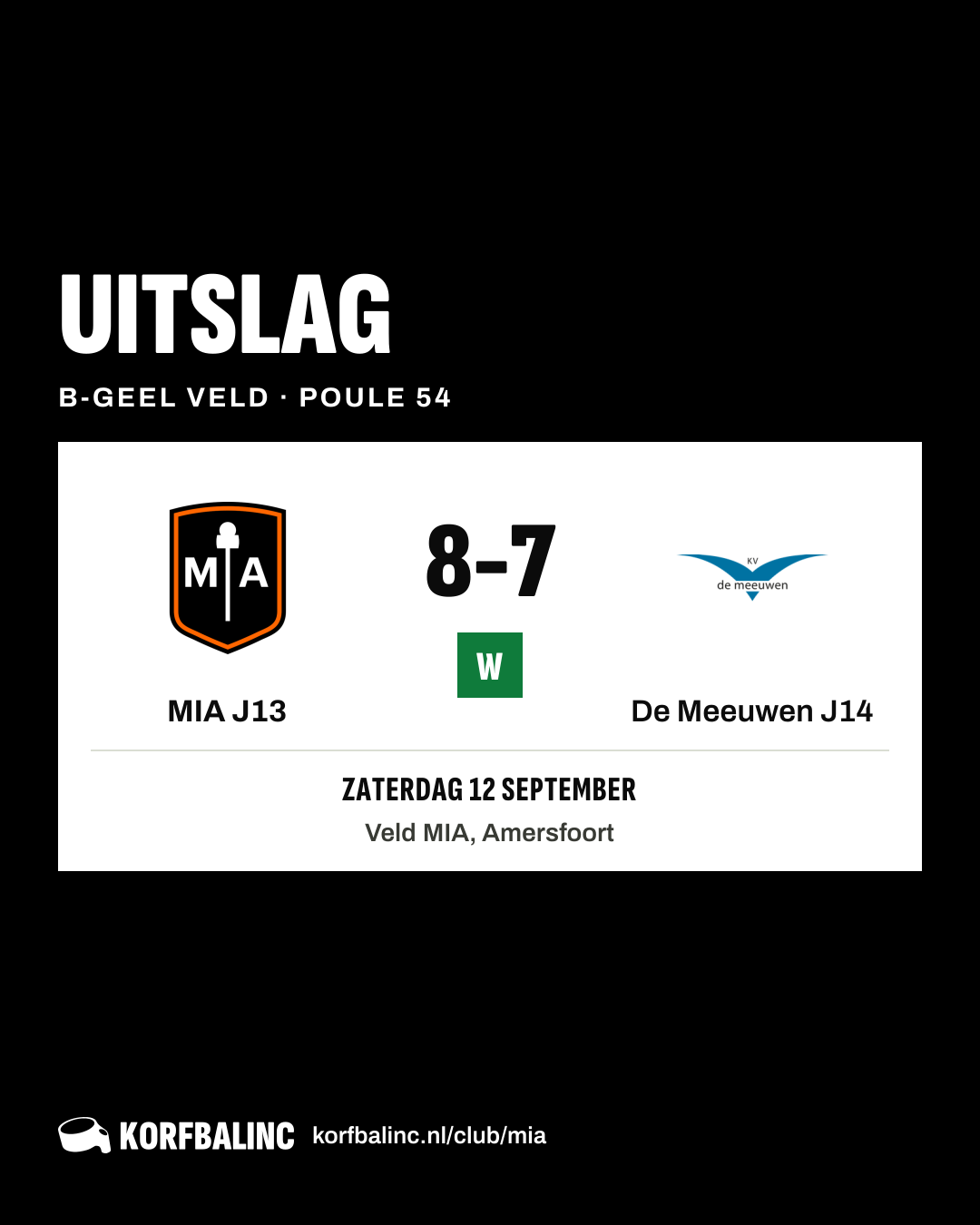 MIA J13 - De Meeuwen J14
