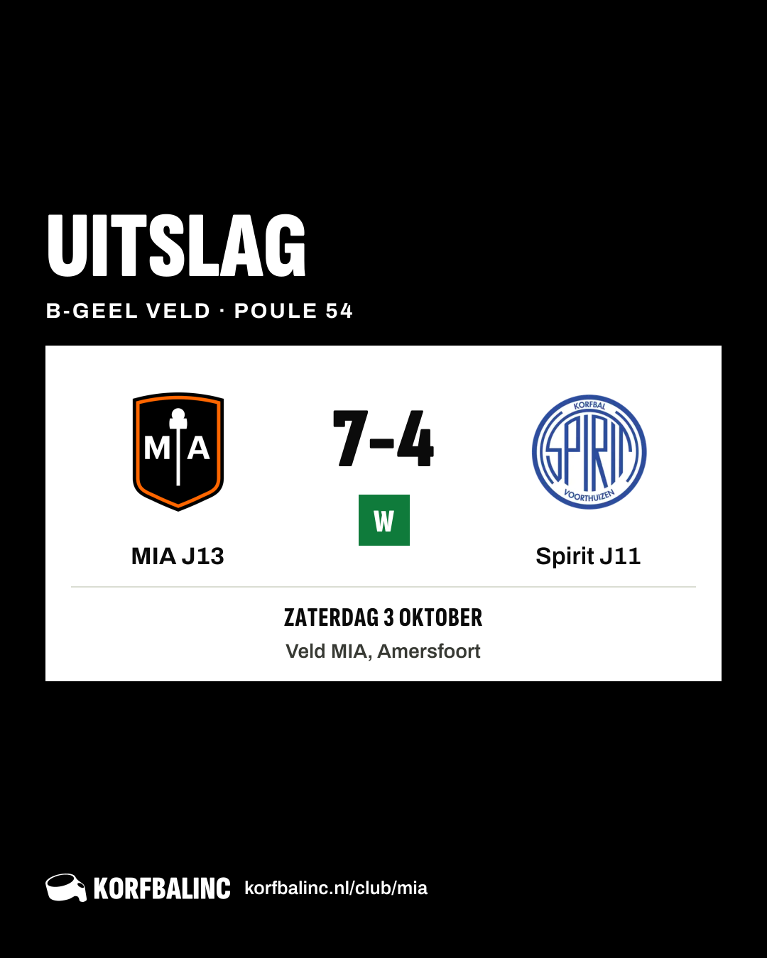 MIA J13 - Spirit J11