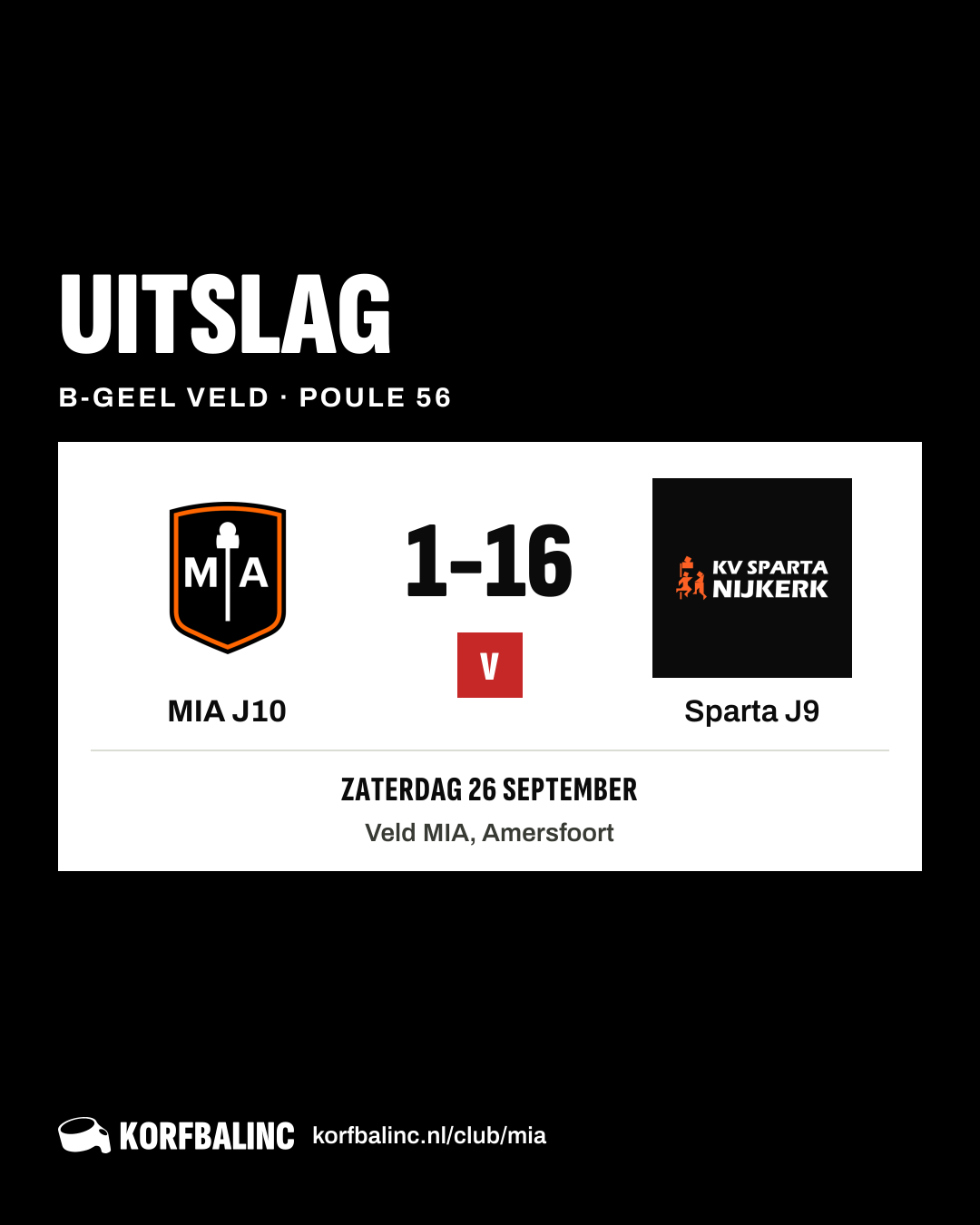 MIA J10 - Sparta J9