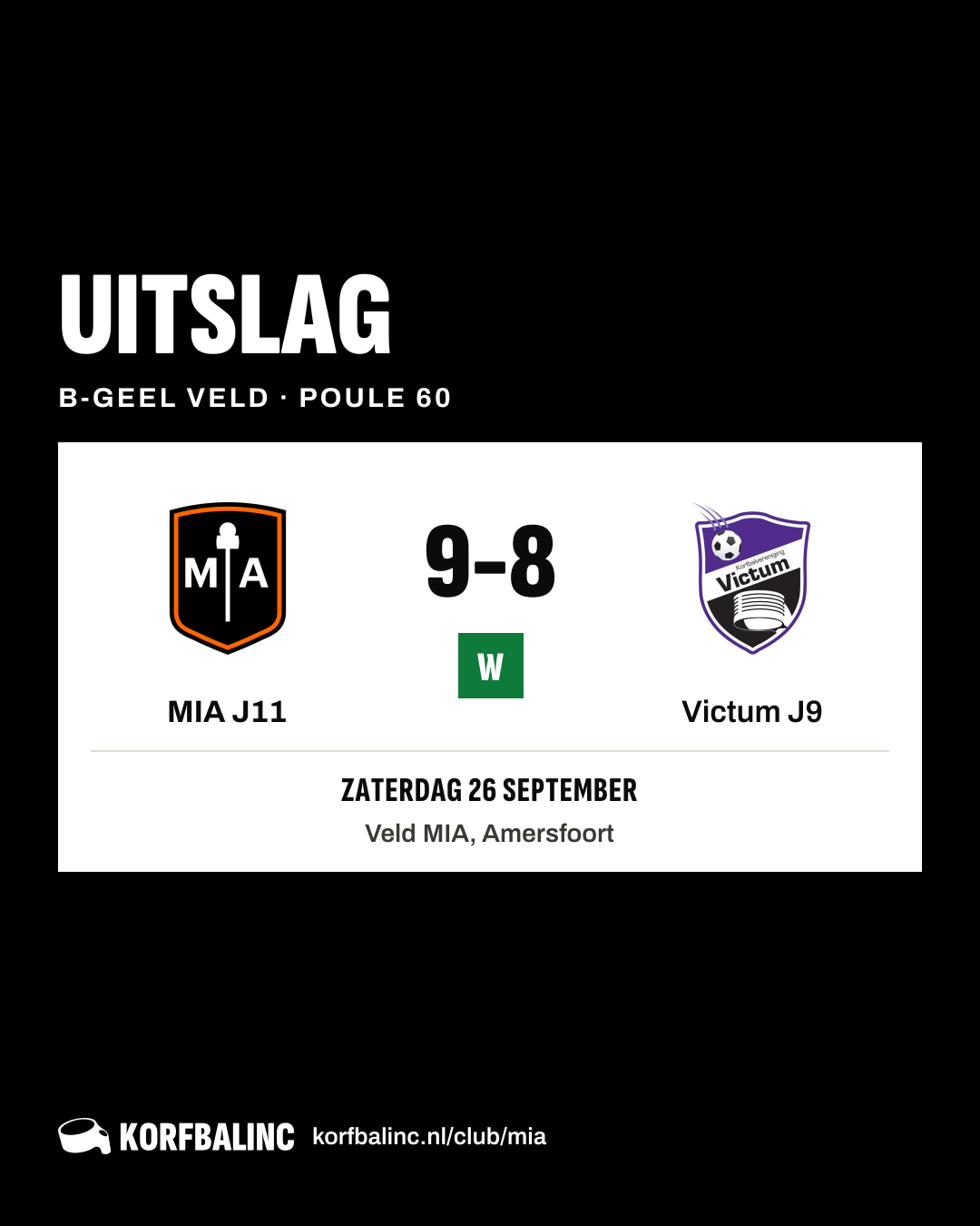 MIA J11 - Victum J9