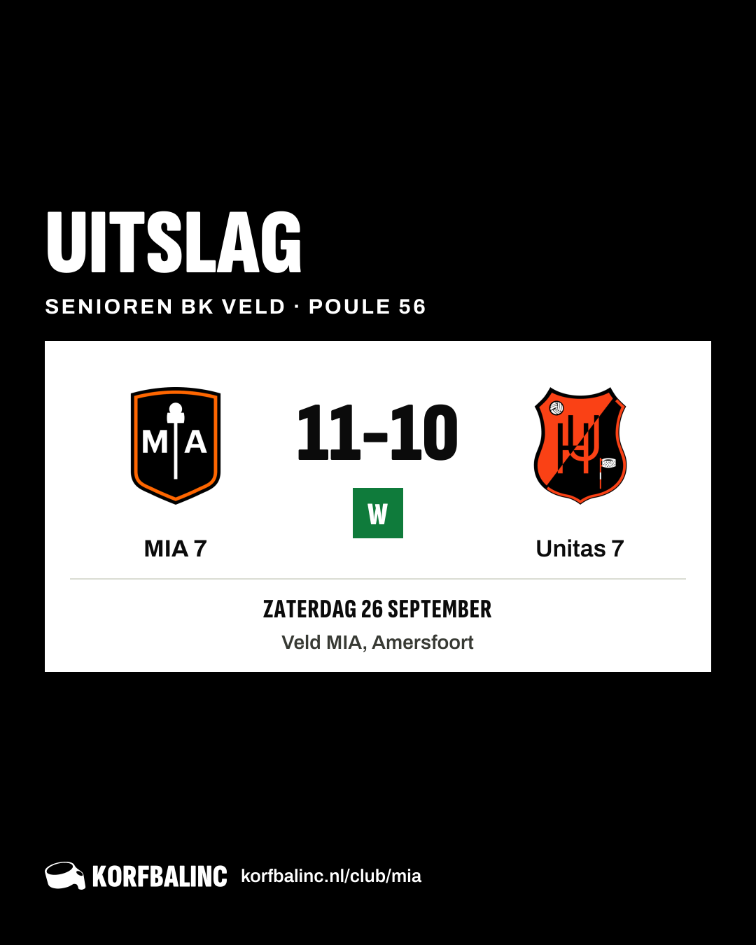 MIA 7 - Unitas 7