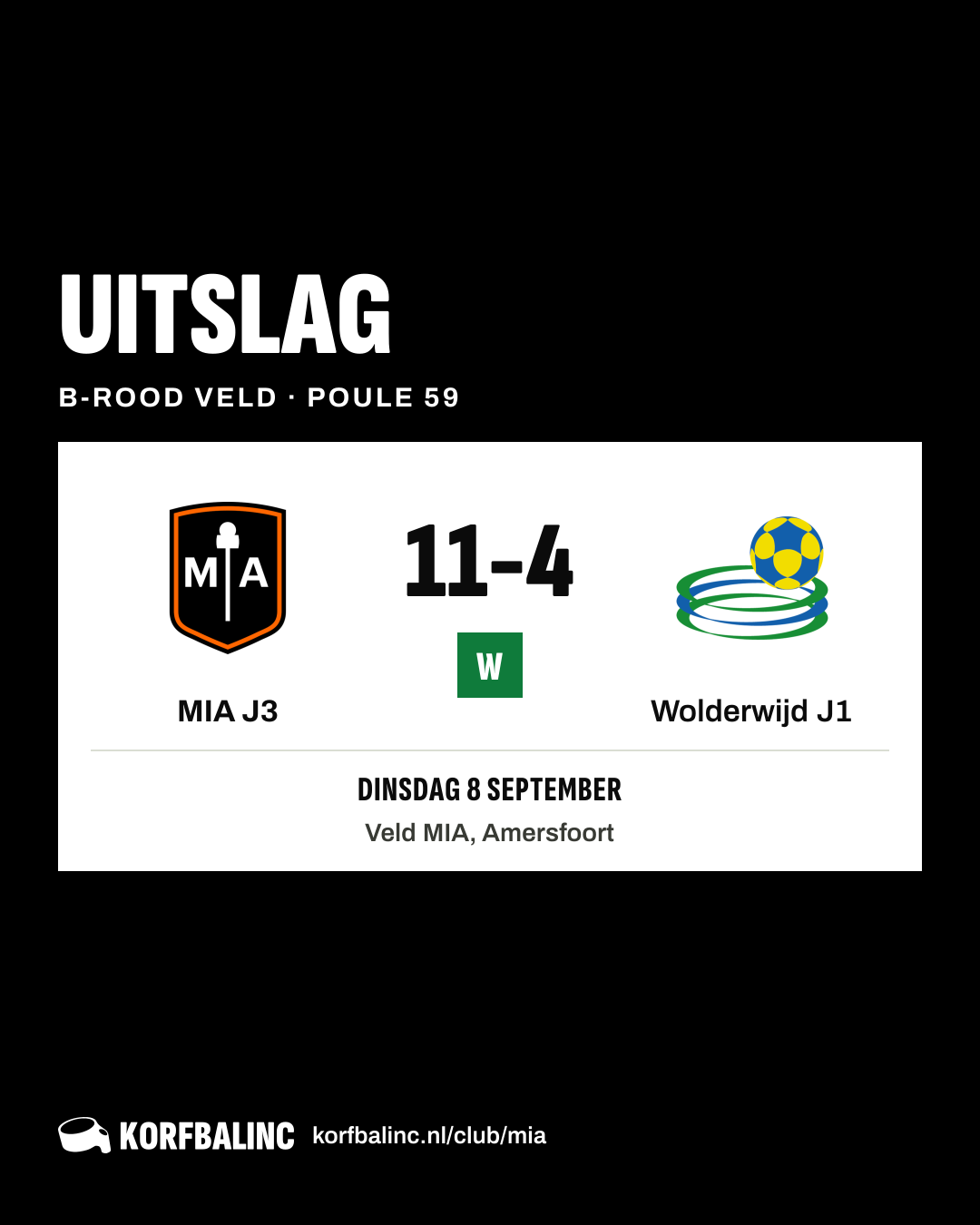 MIA J3 - Wolderwijd J1