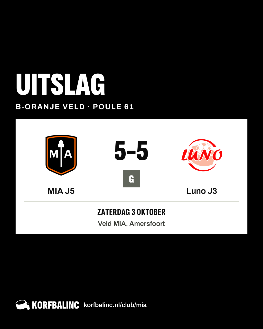 MIA J5 - Luno J3