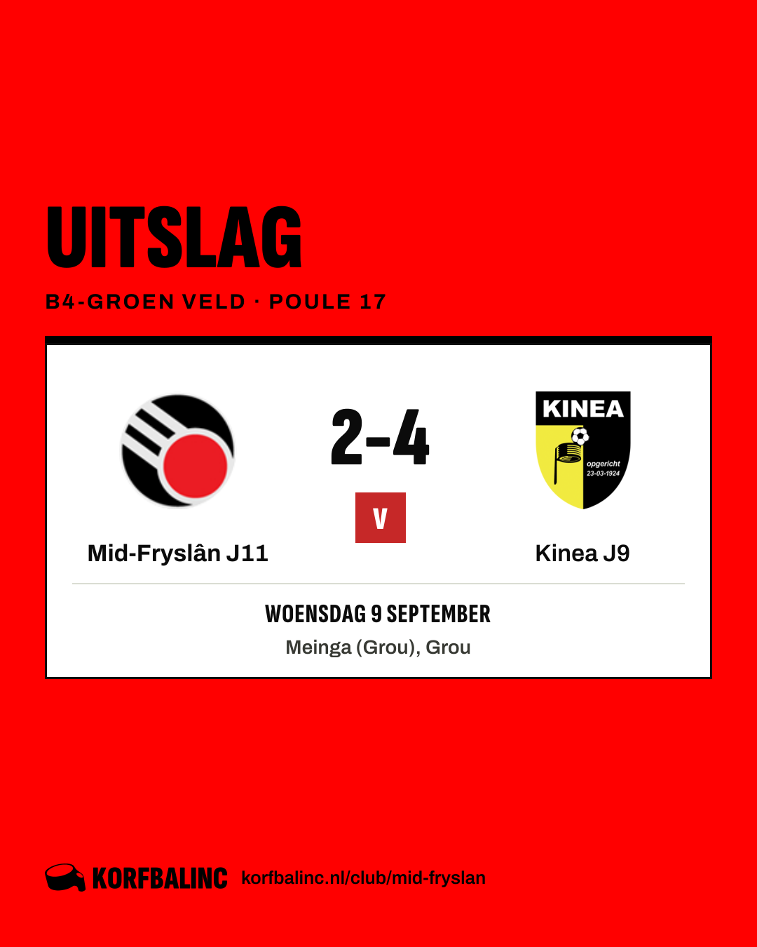 Mid-Fryslân J11 - Kinea J9