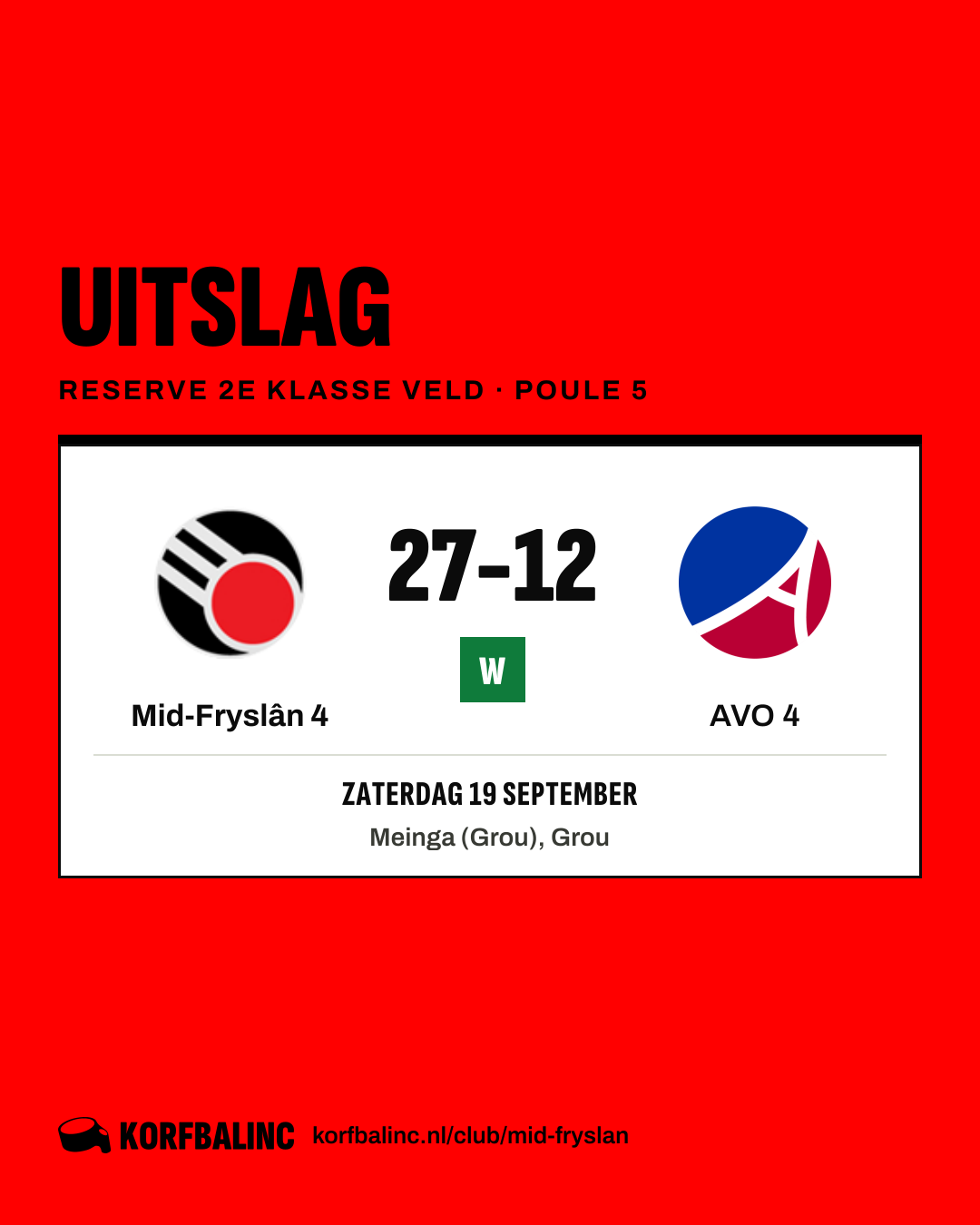 Mid-Fryslân 4 - AVO 4