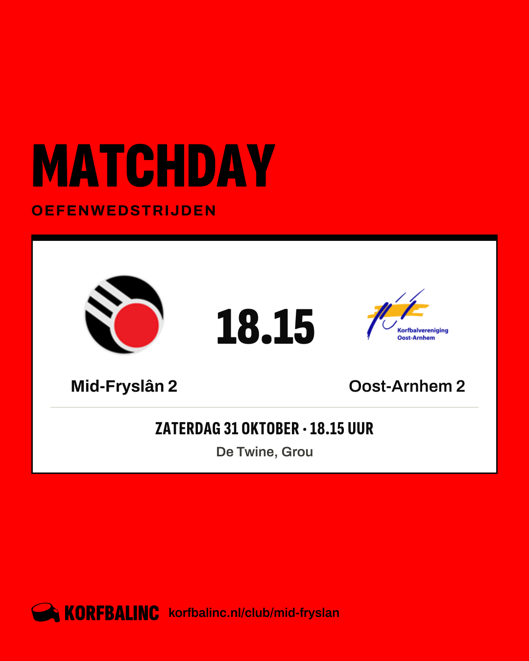 Mid-Fryslân 2 - Oost-Arnhem 2
