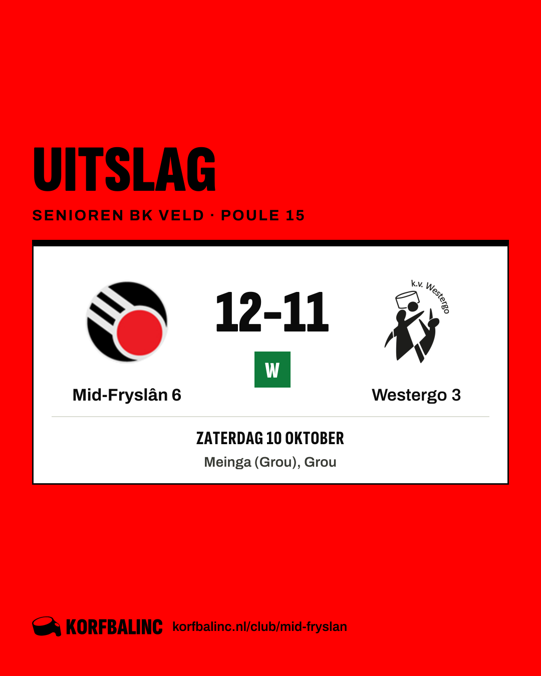 Mid-Fryslân 6 - Westergo 3