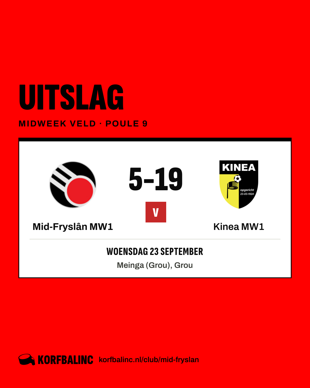 Mid-Fryslân MW1 - Kinea MW1