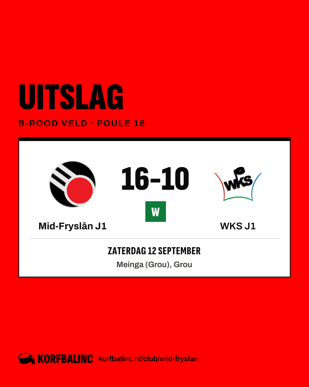 Mid-Fryslân J1 - WKS J1