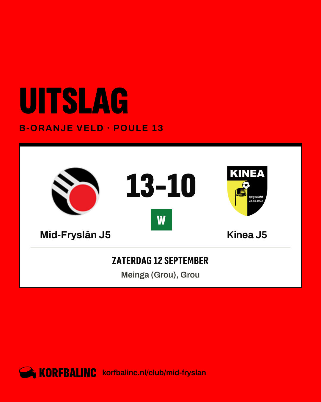 Mid-Fryslân J5 - Kinea J5