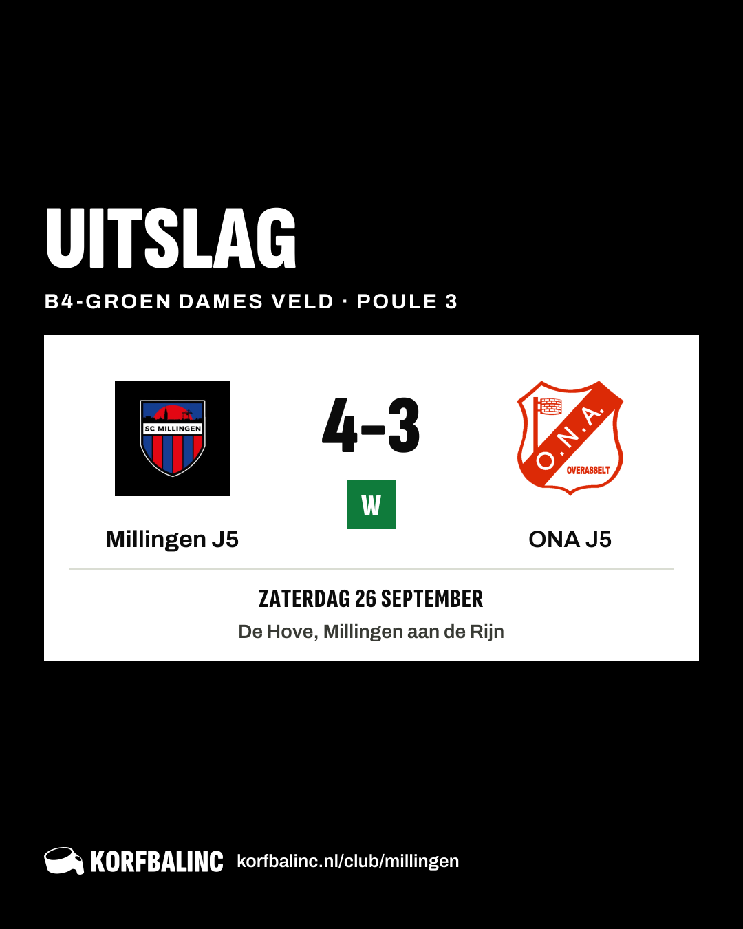 Millingen J5 - ONA J5