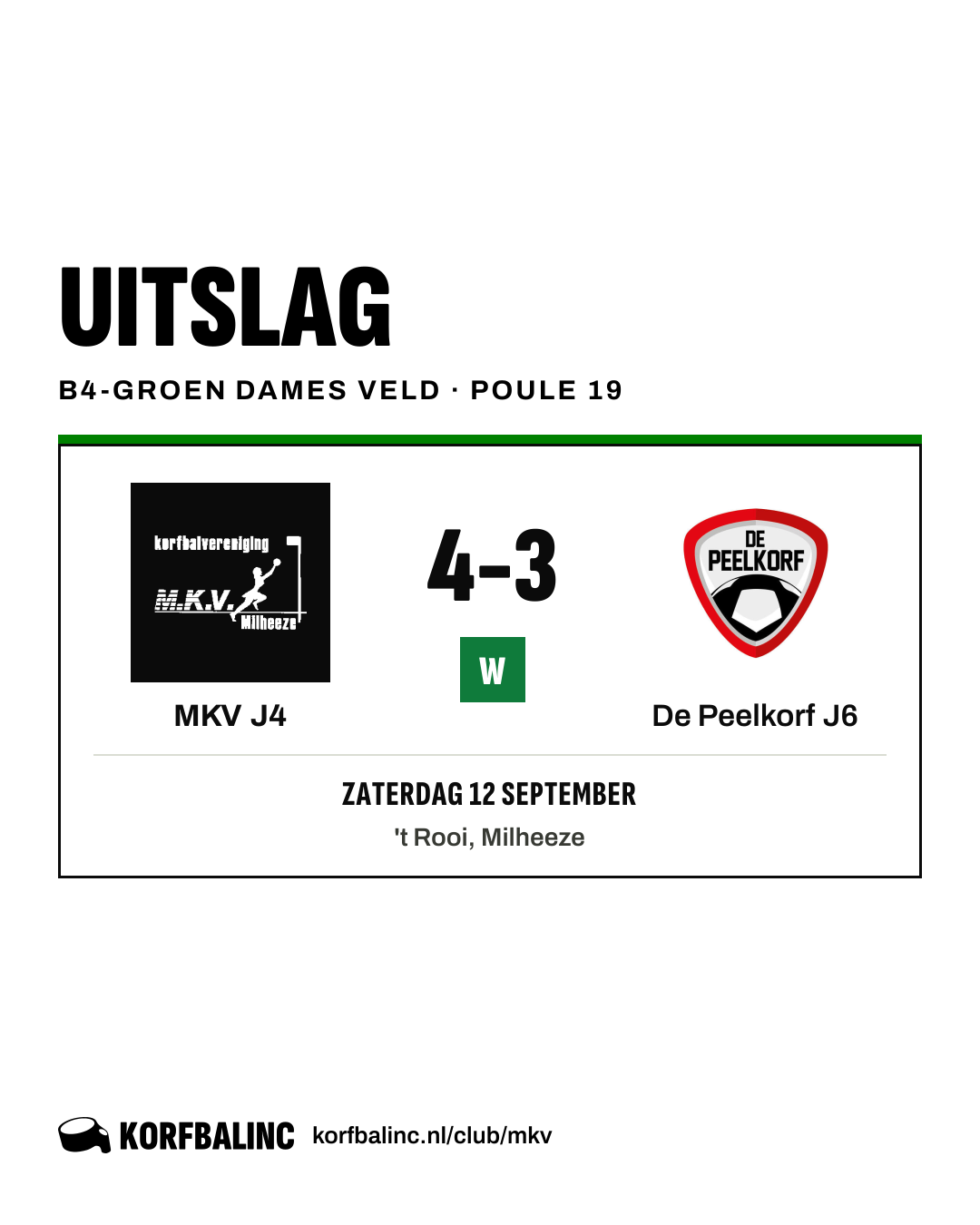 MKV J4 - De Peelkorf J6