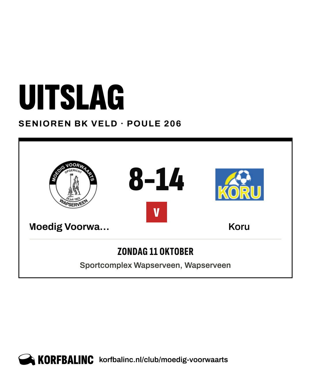 Moedig Voorwaarts - Koru