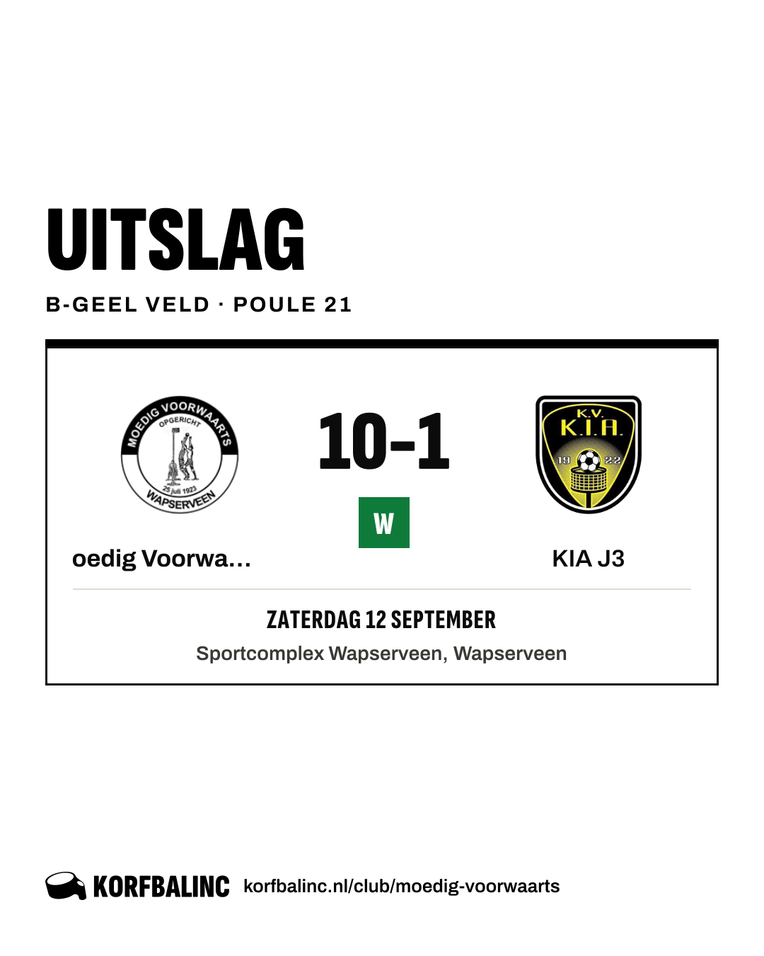 Moedig Voorwaarts J2 - KIA J3