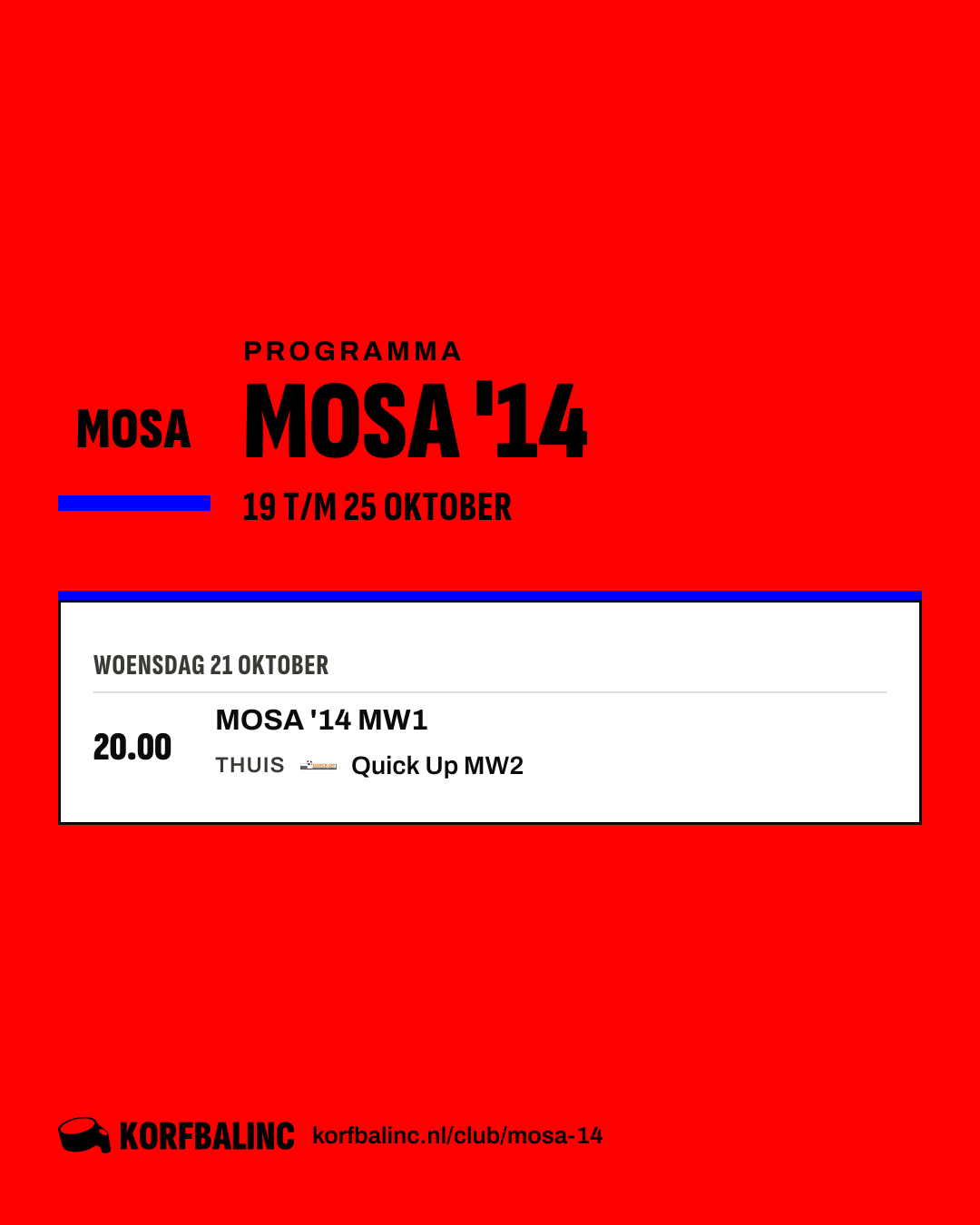 Programma MOSA '14