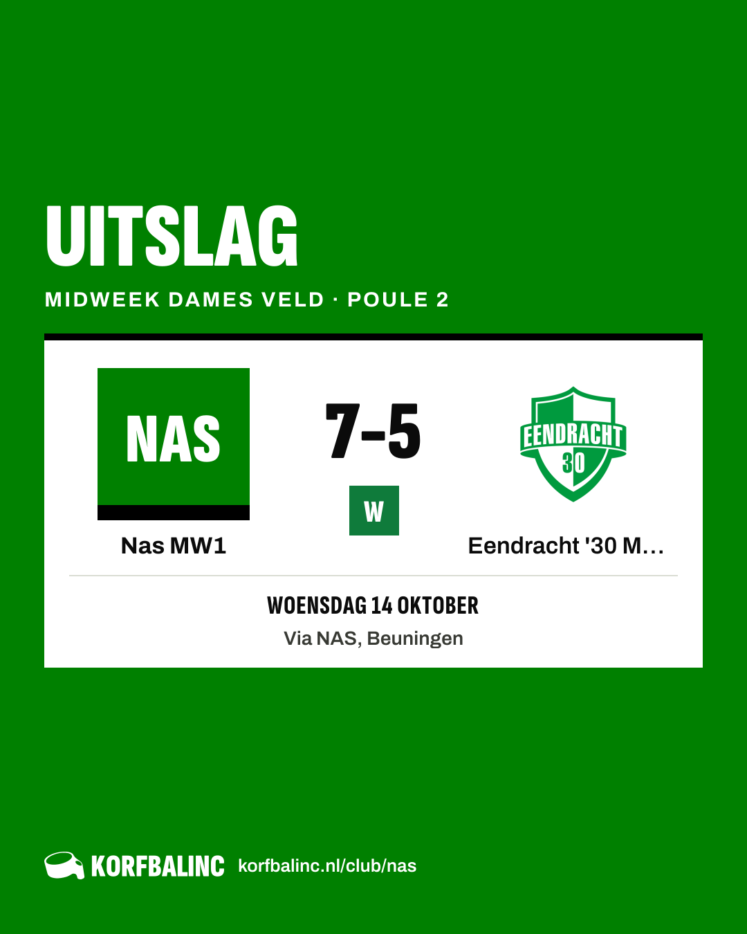 Nas MW1 - Eendracht '30 MW1