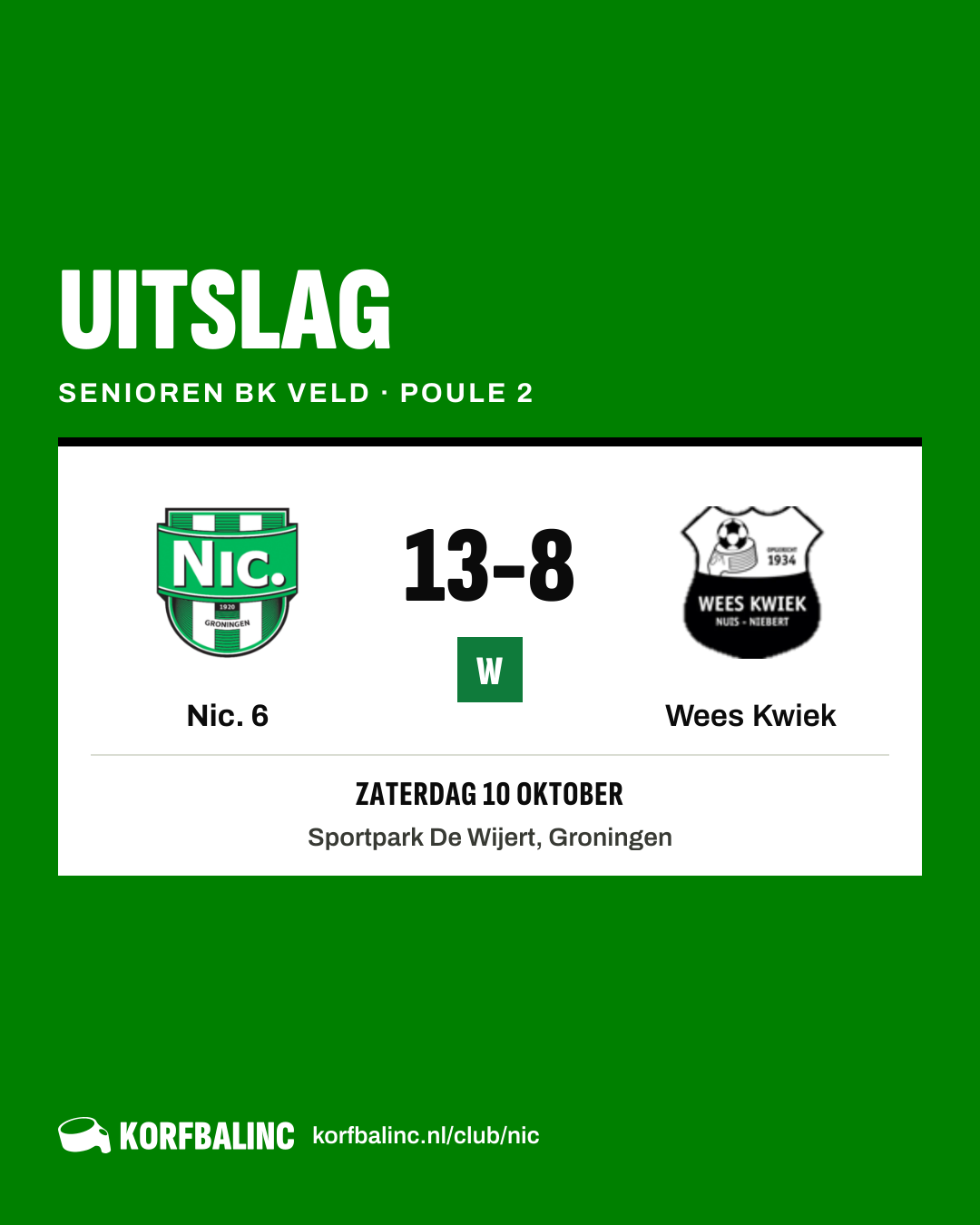 Nic. 6 - Wees Kwiek