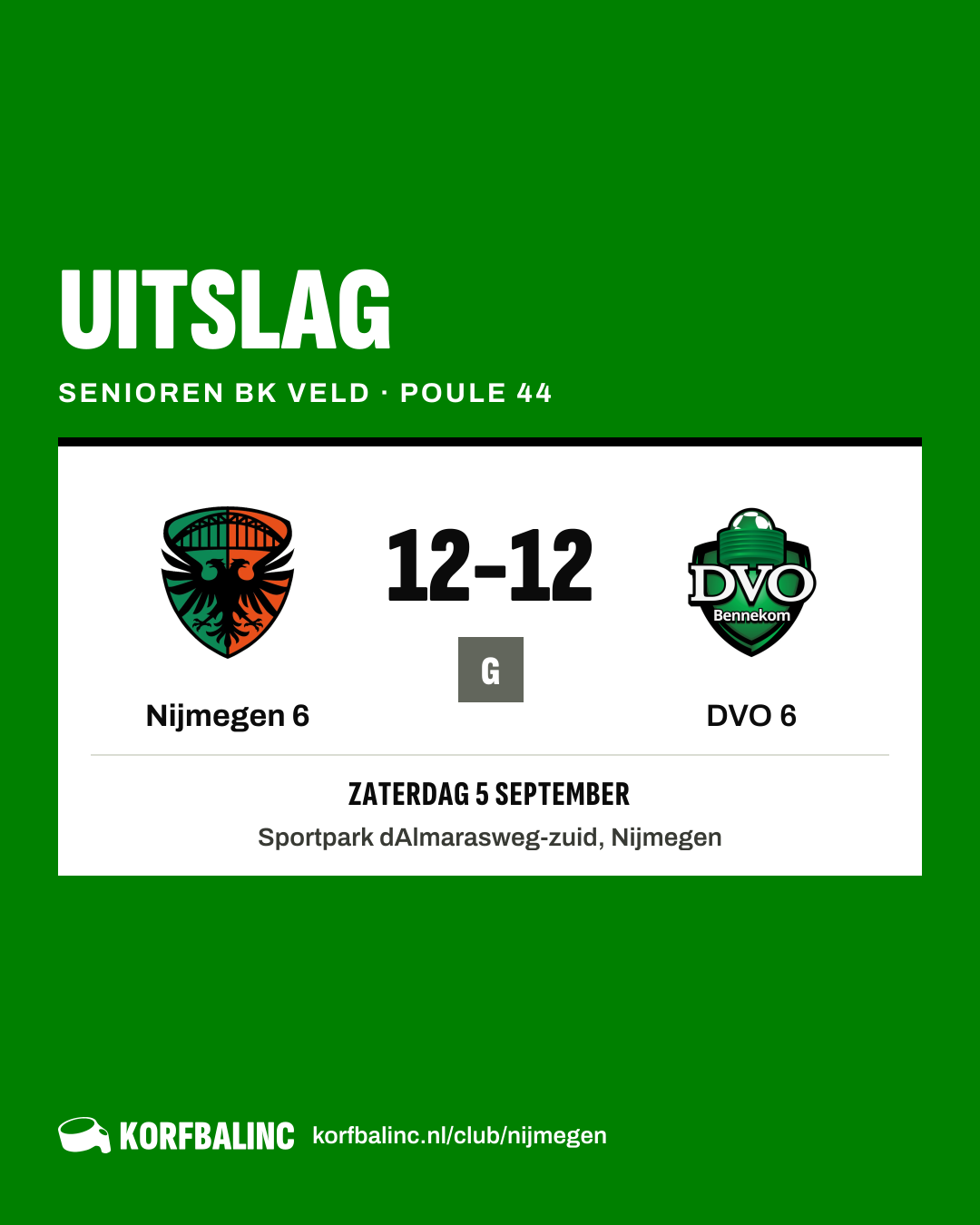Nijmegen 6 - DVO 6