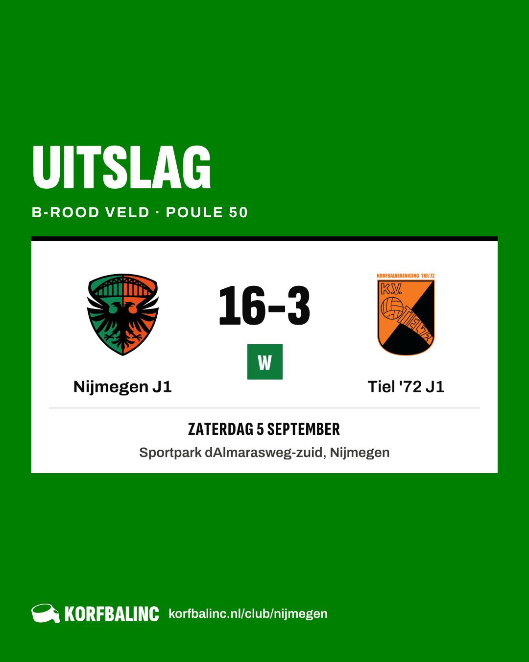 Nijmegen J1 - Tiel '72 J1