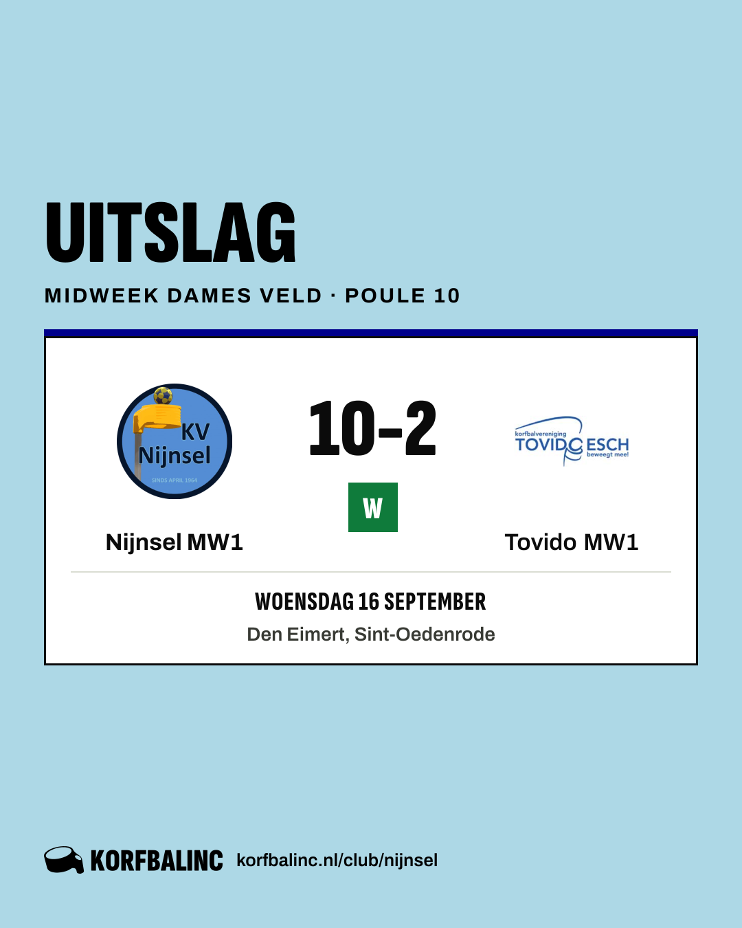 Nijnsel MW1 - Tovido MW1