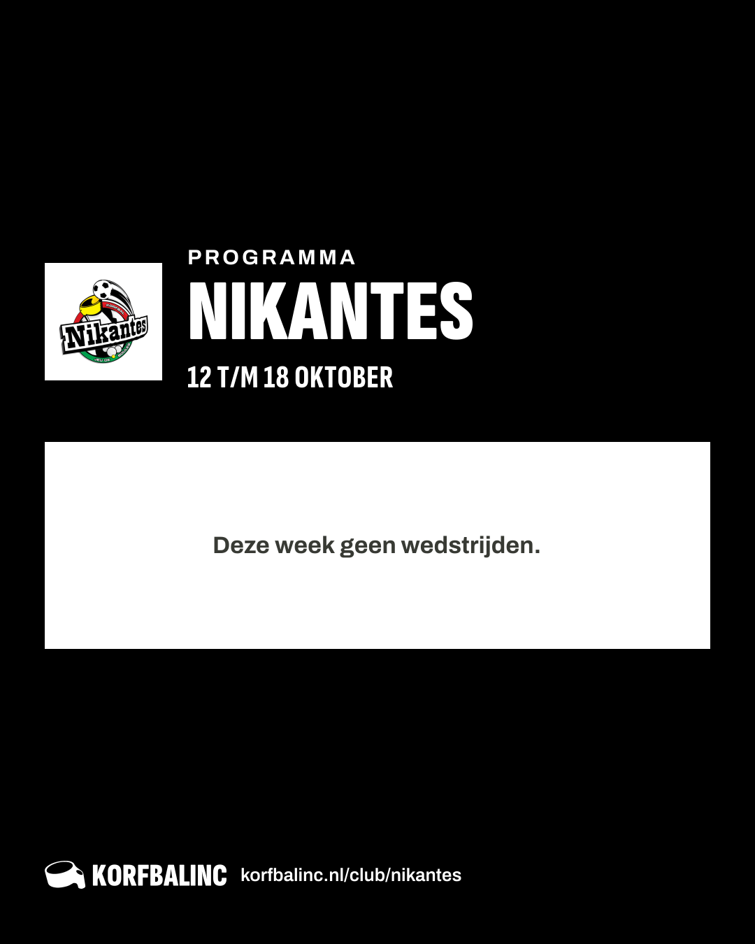 Uitslagen Nikantes