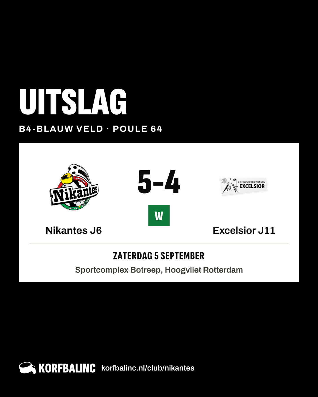 Nikantes J6 - Excelsior J11
