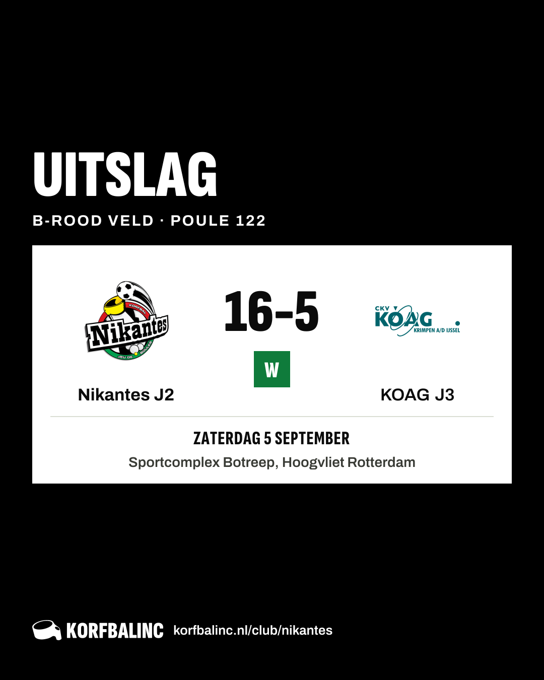 Nikantes J2 - KOAG J3