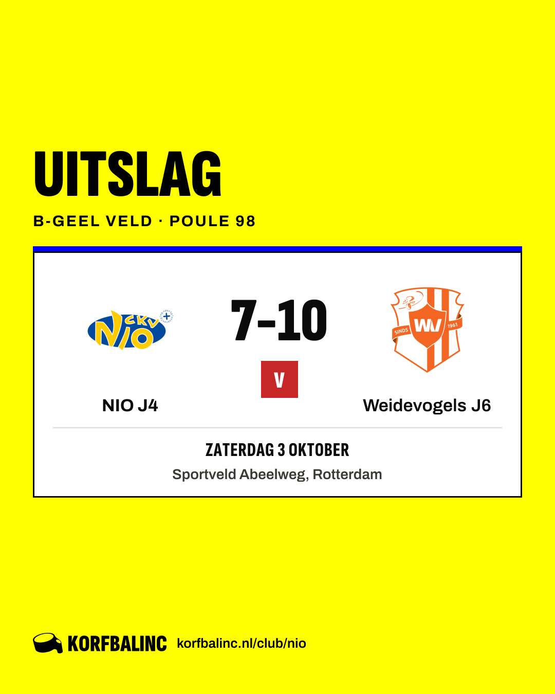 NIO J4 - Weidevogels J6