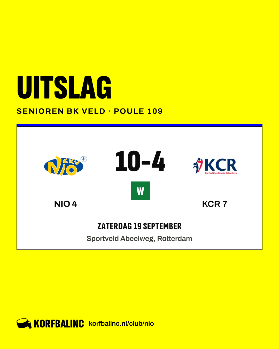 NIO 4 - KCR 7