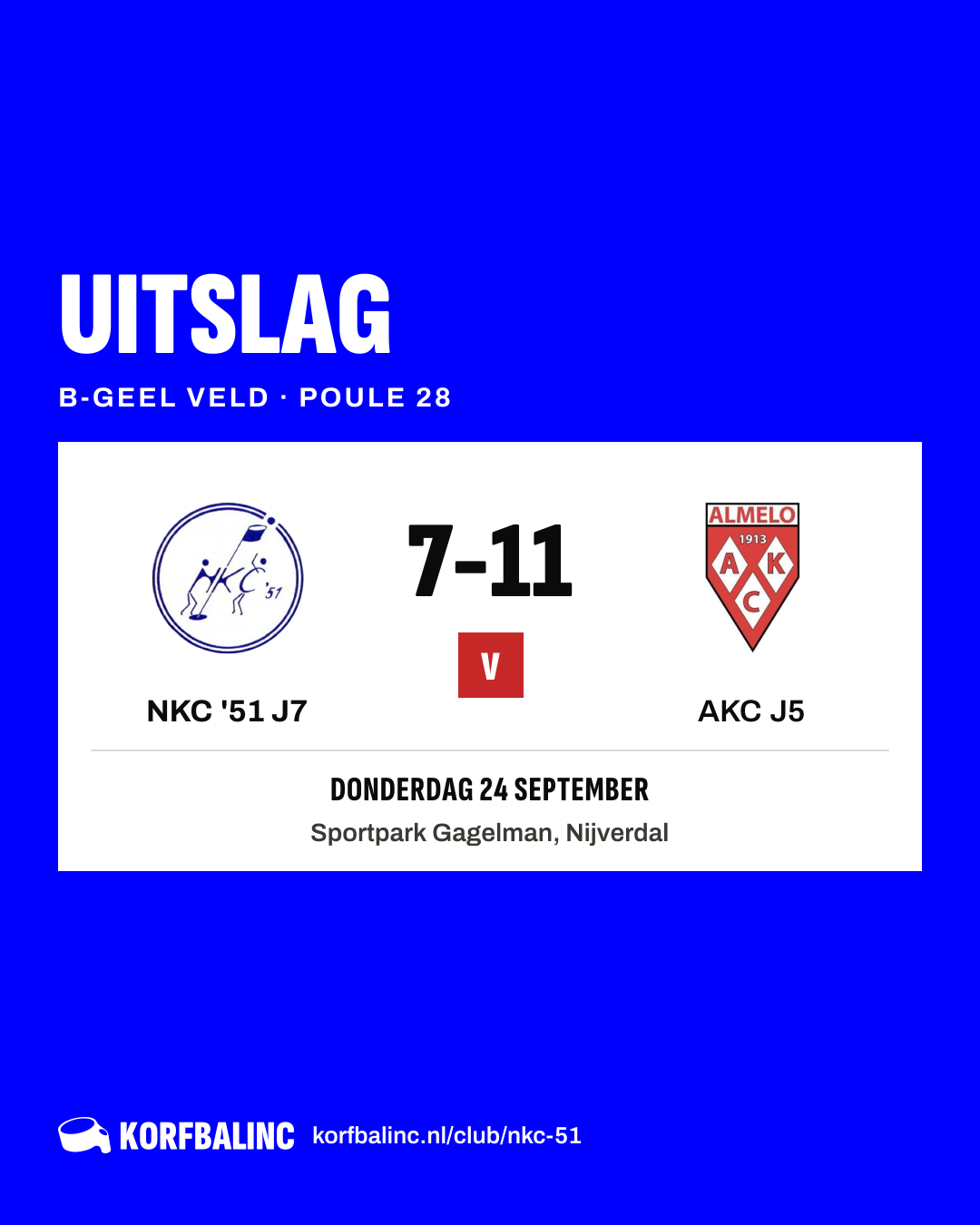 NKC '51 J7 - AKC J5