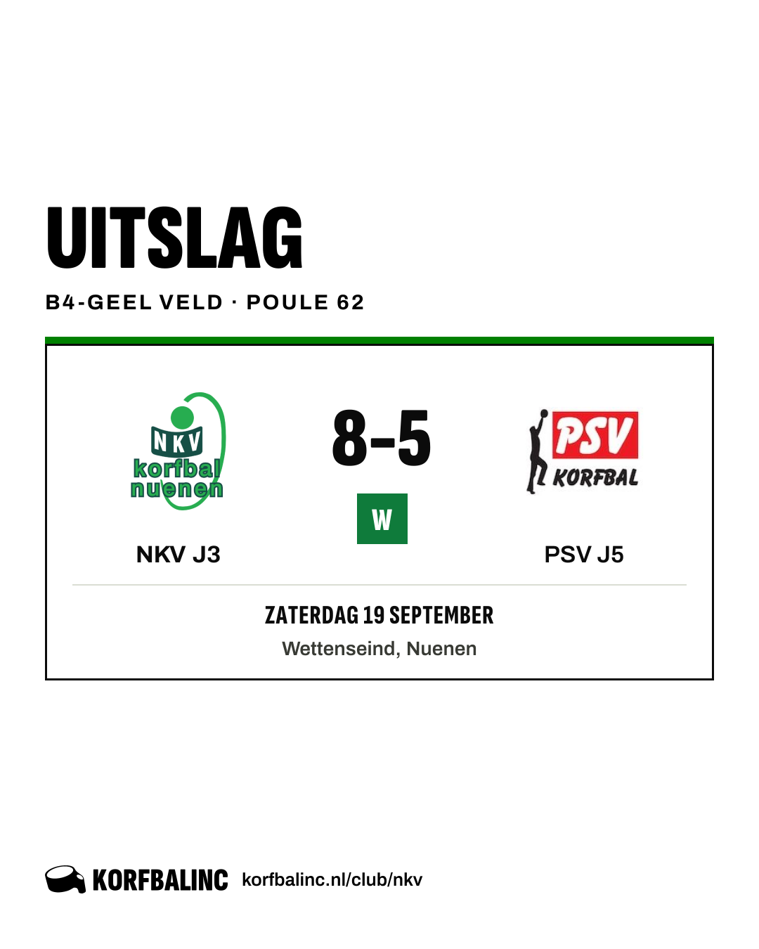 NKV J3 - PSV J5