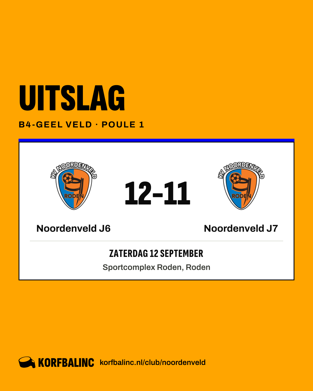 Noordenveld J6 - Noordenveld J7
