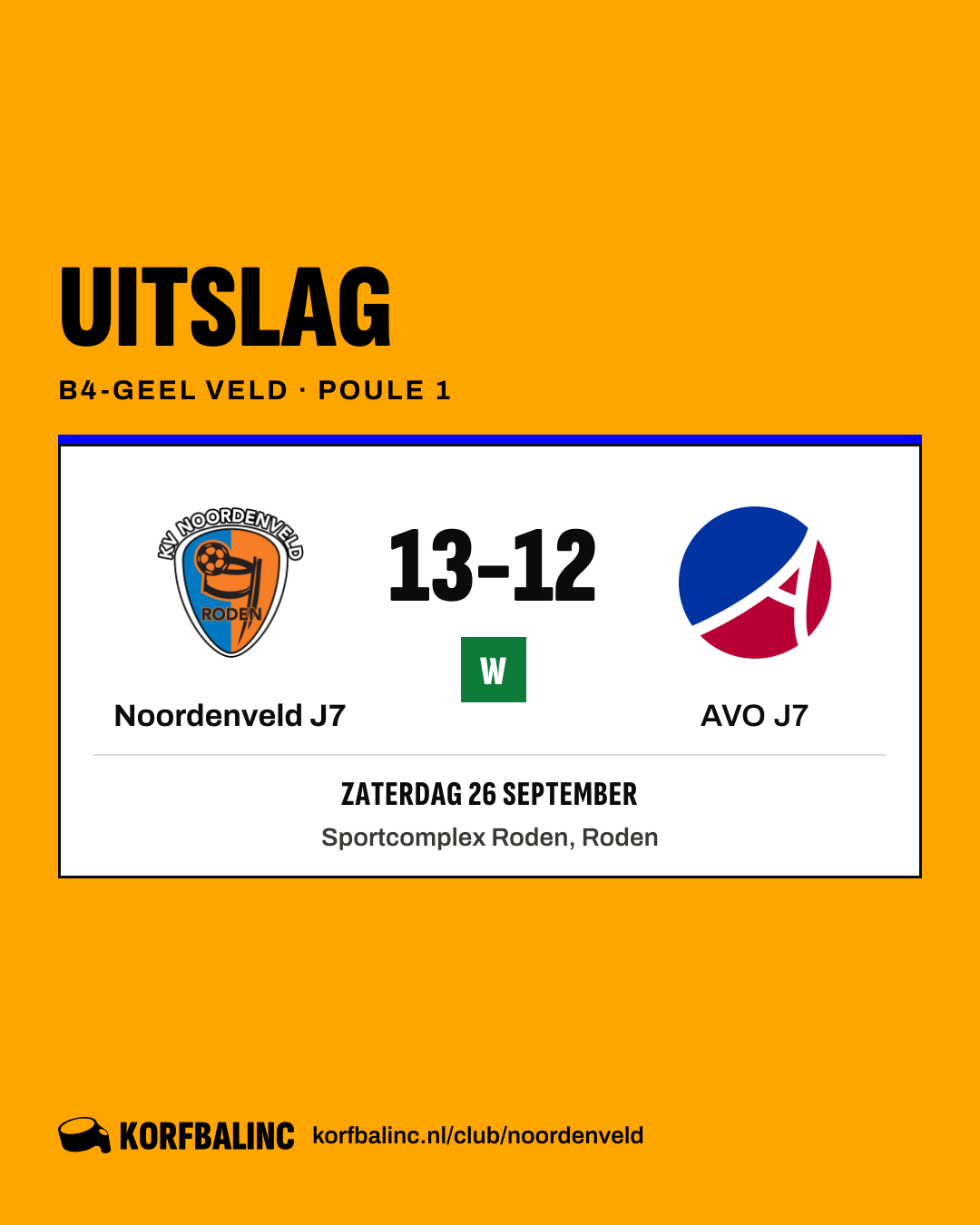 Noordenveld J7 - AVO J7