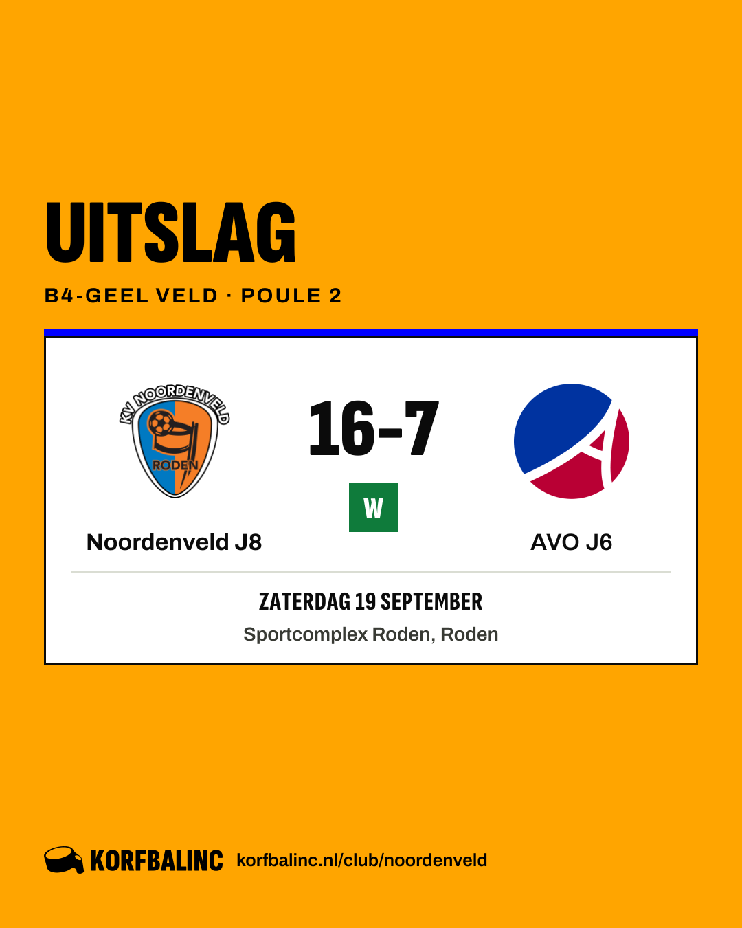 Noordenveld J8 - AVO J6