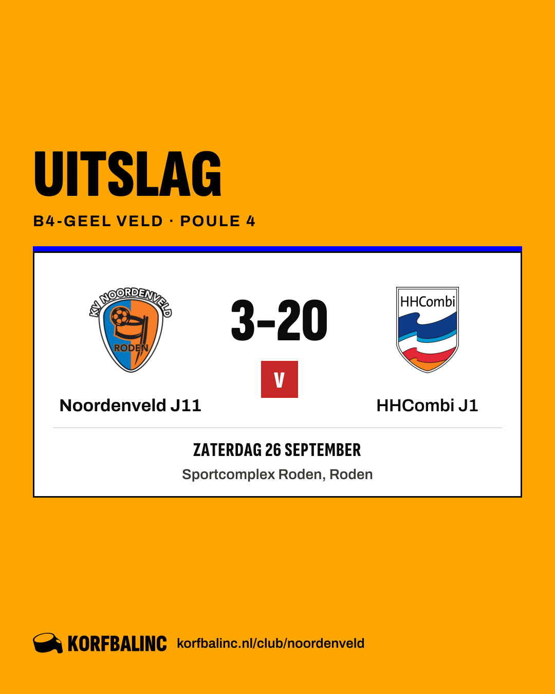 Noordenveld J11 - HHCombi J1