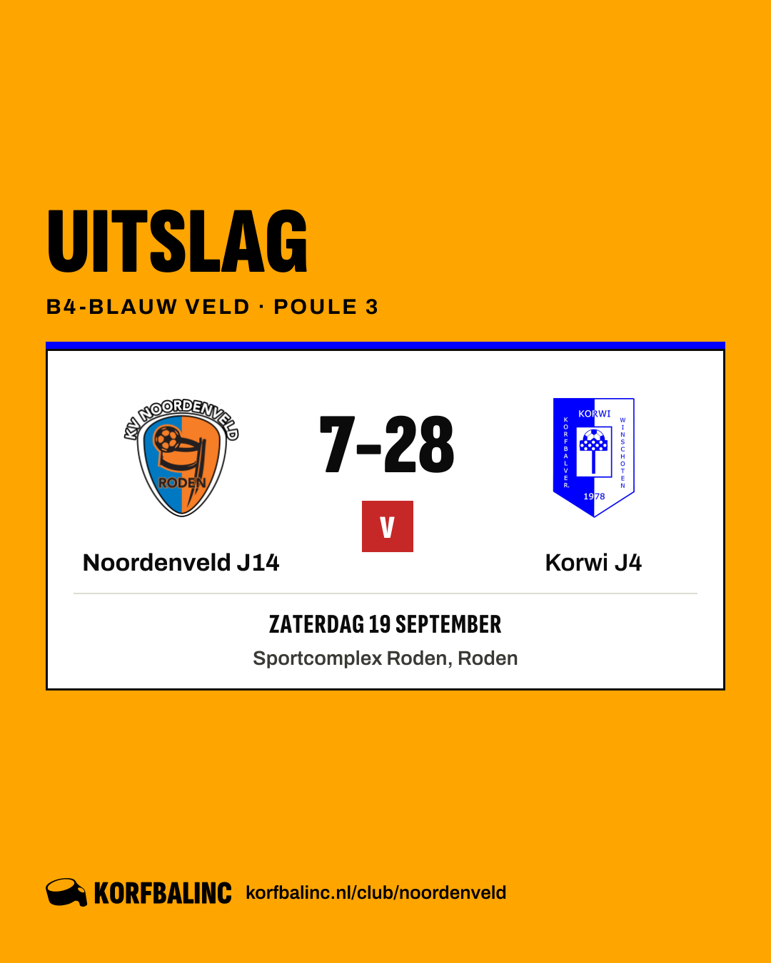 Noordenveld J14 - Korwi J4