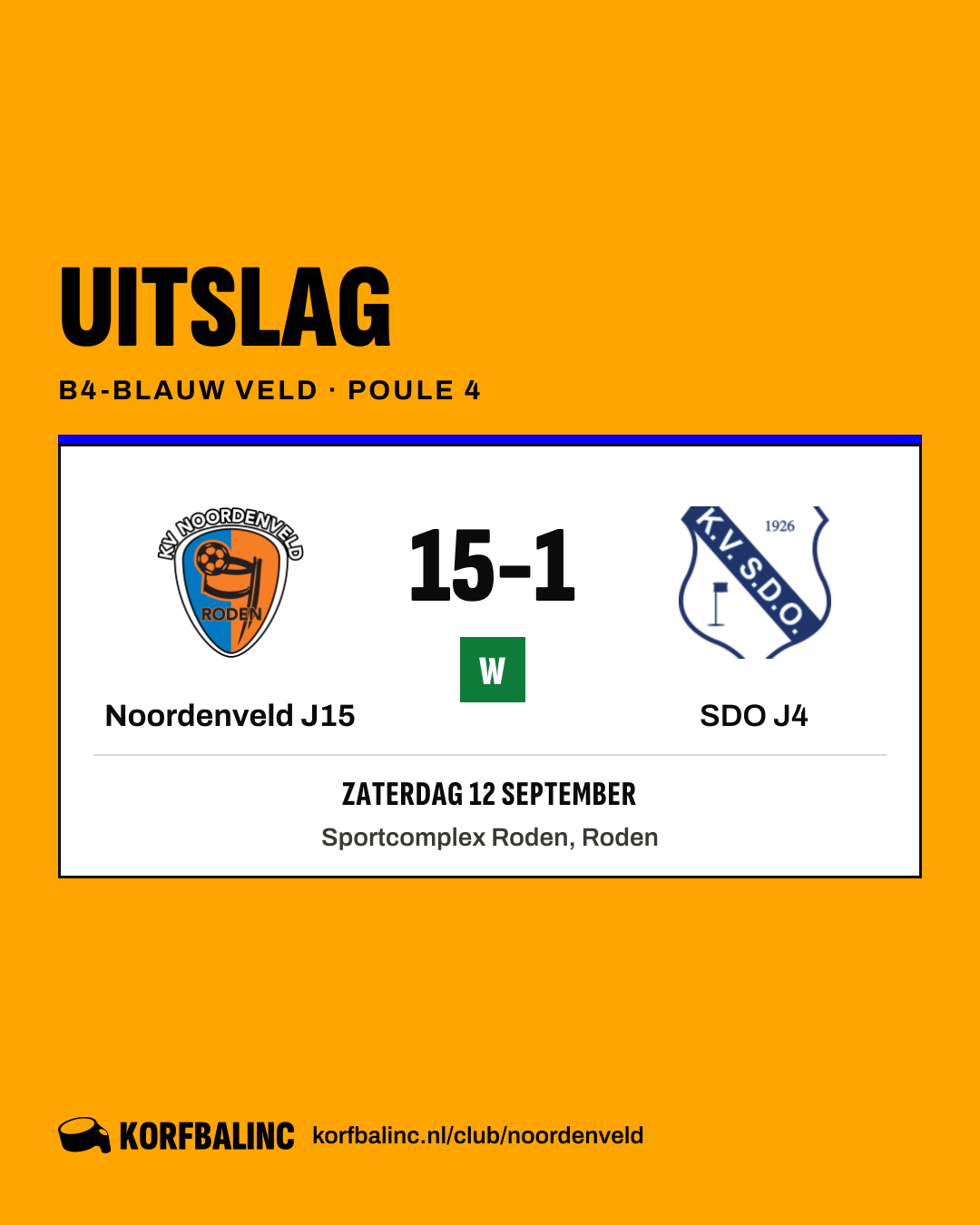 Noordenveld J15 - SDO J4