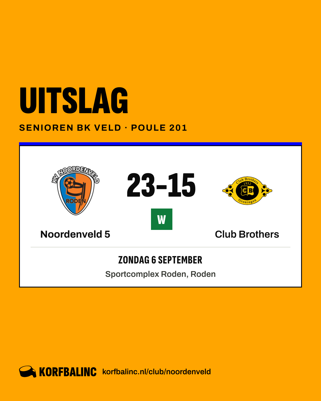 Noordenveld 5 - Club Brothers