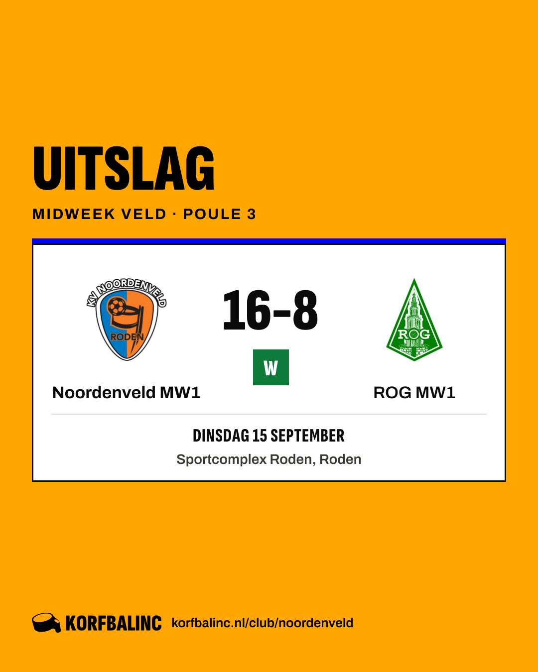 Noordenveld MW1 - ROG MW1