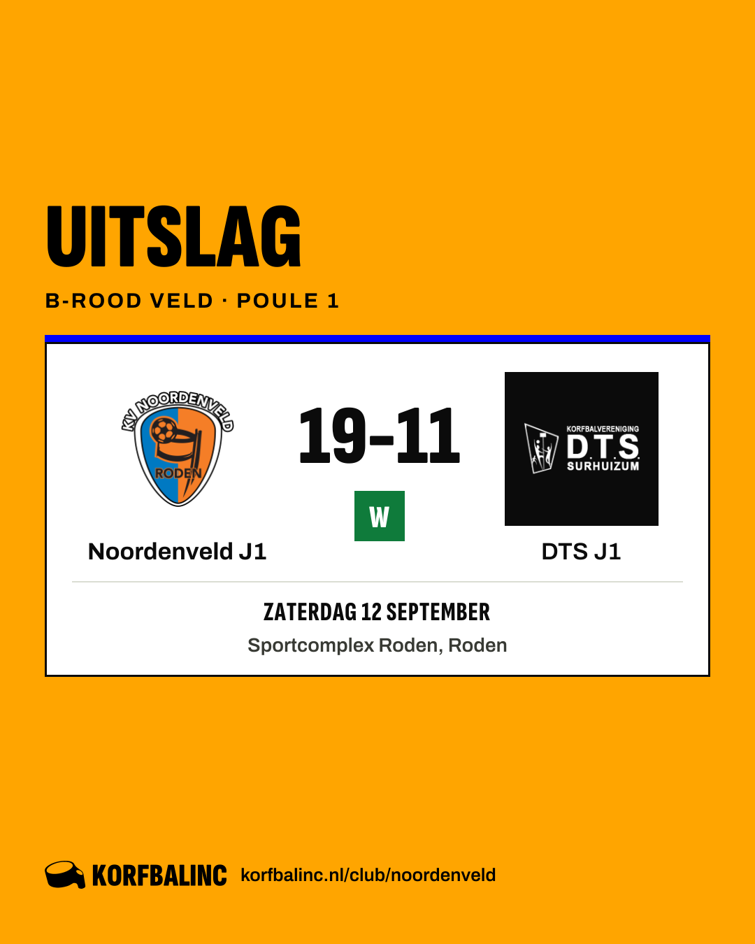 Noordenveld J1 - DTS J1