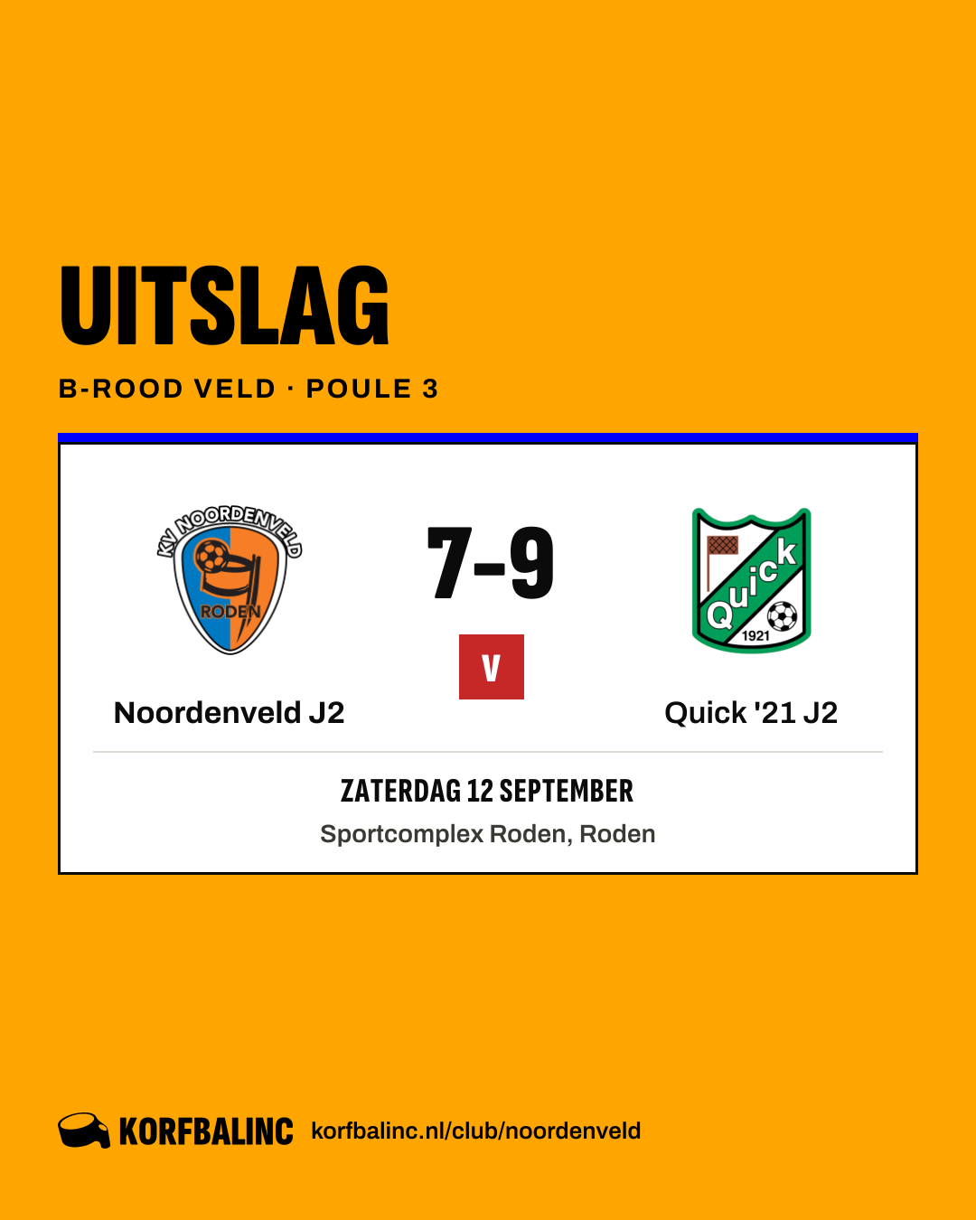 Noordenveld J2 - Quick '21 J2