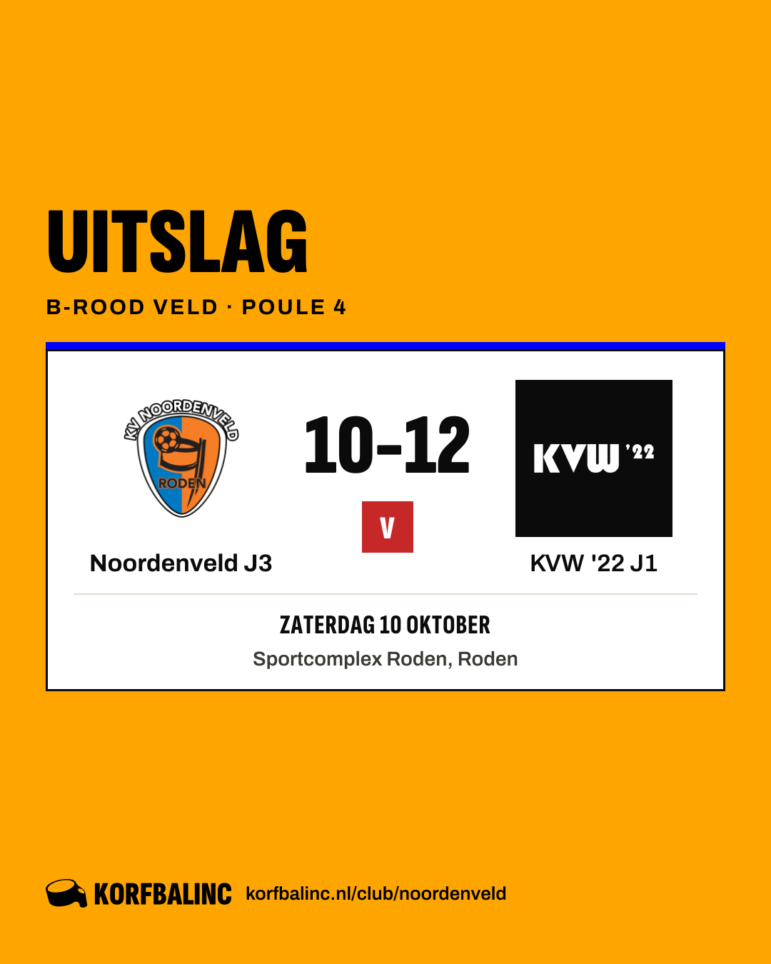Noordenveld J3 - KVW '22 J1