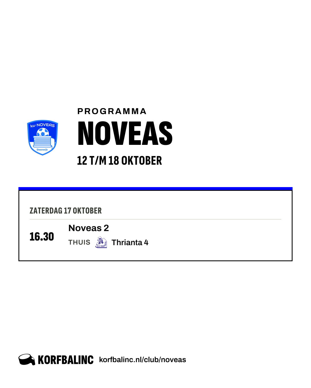 Uitslagen Noveas, beeld 1 van 2