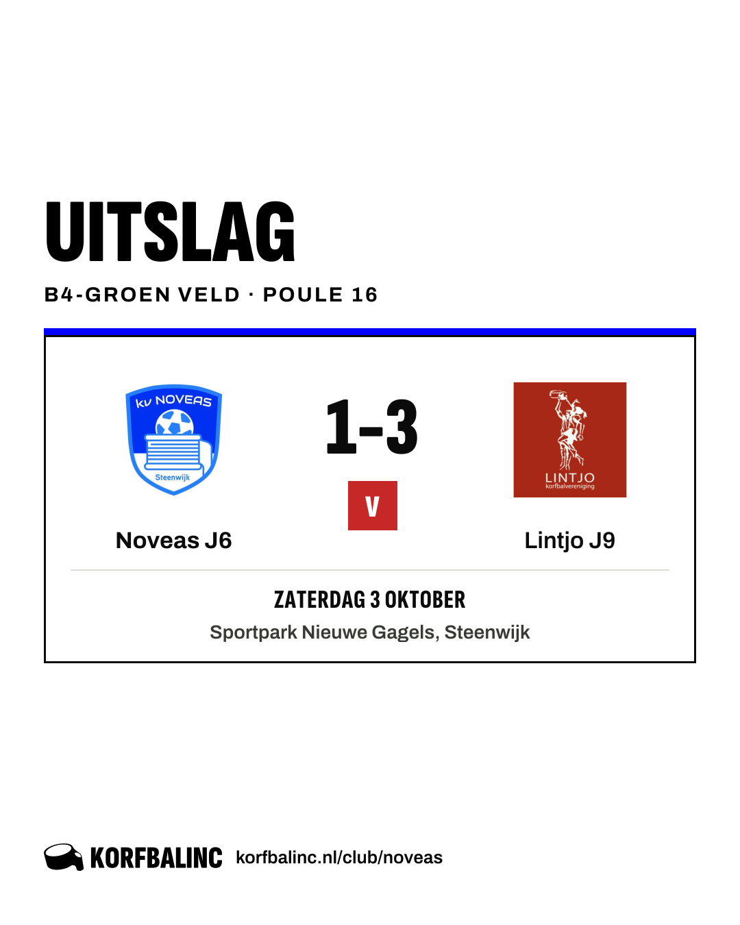 Noveas J6 - Lintjo J9