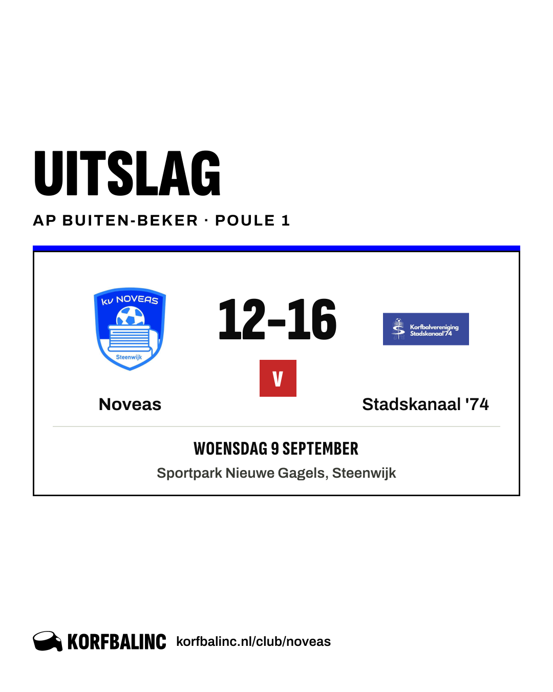 Noveas - Stadskanaal '74
